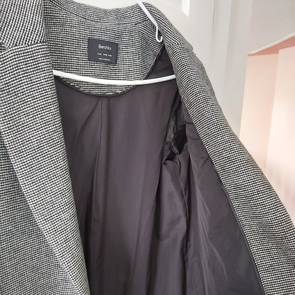 Bershka - Wool Mix Car Coat with Pockets - Picture 7 of 14